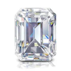 Provence Gems DEF color VVS clarity moissanite emerald cut stones