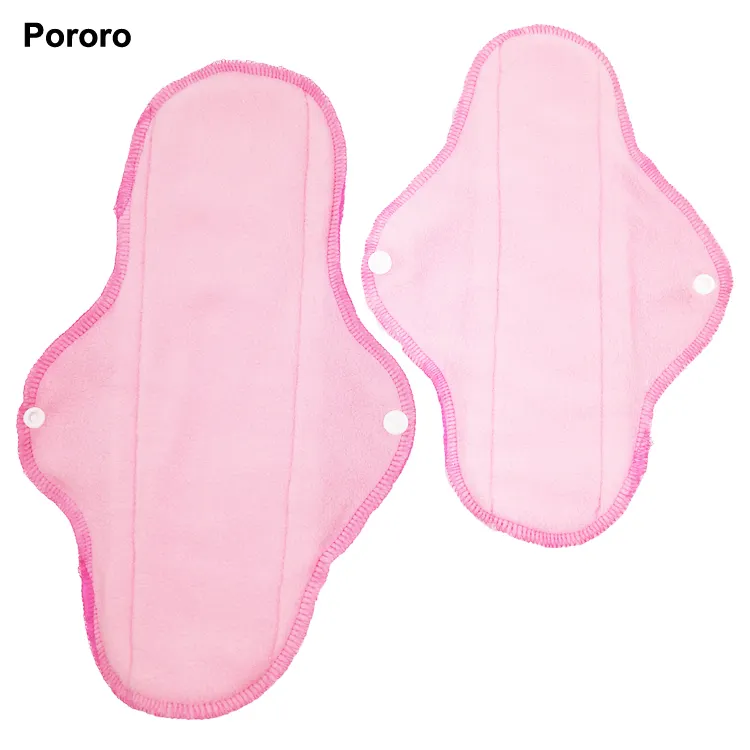 Mejor venta toallas Menstrual de tela PUL impermeable lavable productos femenino fábrica de china