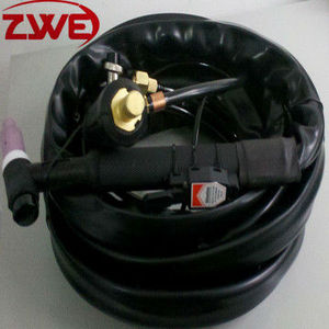 Refrigerado por agua Negro 4m Soldadura Tig antorcha WP-18 cubierta de cuero - Product Image 1