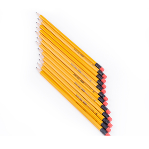 Lápiz amarillo promocional al por mayor, lápices de madera con número <span class=keywords><strong>2</strong></span>, lápiz con logotipo personalizado - Product Image 3