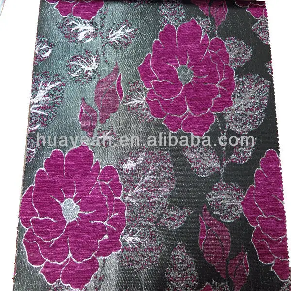 flor padrão jacquard de damasco tecidos para mobiliário