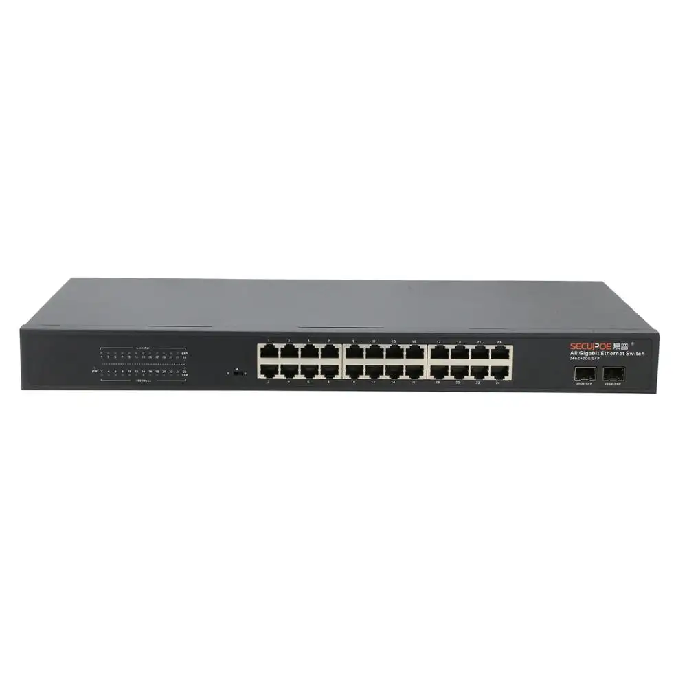 24 Port Gigabit Uplink Switch Afrika Selatan Hot Menjual Switch PoE