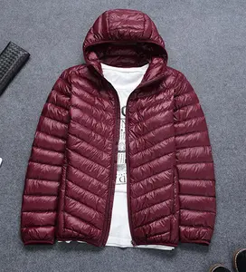 Benutzer definierte Logo Winter Outdoor wasserdicht halten warm Männer Kleidung neue Marke Daunen jacke Modestil Mann Mantel Gentleman Daunen jacke