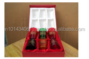 แก้วชาหลากสีสไตล์โมร็อกโกพร้อมกล่องชุดกาแฟและชาสุดหรู - Product Image 2