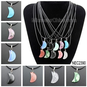 EN STOCK Natural Punto de Cristal de Cuarzo Piedra Chakra Healing elephent Regalo Colgante de Piedras Preciosas Collar - Product Image 6