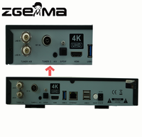 2017 nouveau Puissant 4K UHD TV Box ZGEMMA H7S HEVC/H.265 Décodeur Avec 2 * DVB-S2/S2X Assis Tuners + DVB-T2/C Combo Tuners