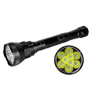 Bán sỉ batery đèn pin 18650-9 Chiếc XM-L T6 Đèn LED Siêu Dài 1KM Đèn Flash 10000 Lumens Đèn Pin Mạnh Nhất