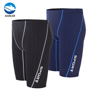 Pantalones PBT transpirables para <span class=keywords><strong>hombre</strong></span>, mallas deportivas ajustadas, pantalones cortos de baño Jammer para competición, 100% poliéster - Product Image 2