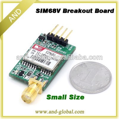Горячие Продажи Модуль GPS ГЛОНАСС SIM68V Breakout Совета с GNSS антенны