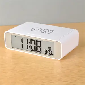 Intelligent pop up alarme snooze lumière numérique horloge intelligente