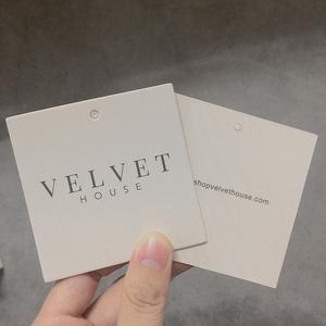 Terlaris Kualitas Terbaik Label Gantung Kertas Biji, Pakaian Kertas Mewah Ramah Lingkungan dengan Logo, Tag Gantung Garmen - Product Image 5