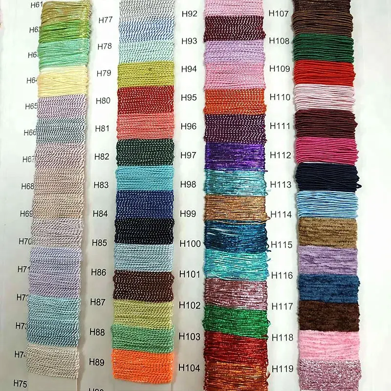 Macramé Cord Thread and Yarn Yuhe Paper Fabricante Weaving Paper Yarn for Luxury Wardrobe