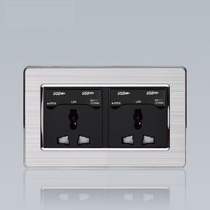 Royaume-uni Prise Murale 4 Ports <span class=keywords><strong>Usb</strong></span> Et Prise Universelle Sortie Interrupteur <span class=keywords><strong>Mural</strong></span> - Product Image 2