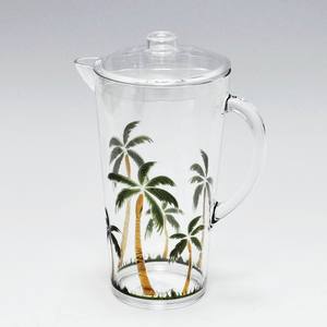 Bouteille d'eau en acrylique décorative noire pour restaurant - Product Image 2