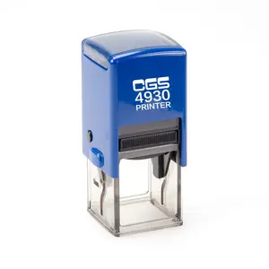 4930 square self-inking stamp type and plastic material self inking stamp