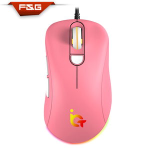 Ultra Light RGB FPS & LOL & MOBA เมาส์สำหรับเล่นเกมและ DPI ยางที่มีหลายสีและความสูงและ12000DPI - Product Image 1