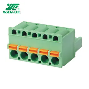 Wanjie 5,0 мм/5,08 мм терминальный блок WJ2EDGKD-5.0/5,08