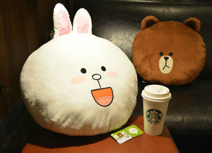 En peluche <span class=keywords><strong>de</strong></span> bande <span class=keywords><strong>dessin</strong></span>ée enfants <span class=keywords><strong>lapin</strong></span> animal oreiller coussin gros - Product Image 6