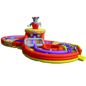 Labyrinthe gonflable géant <span class=keywords><strong>Jeux</strong></span> de sport Outdoor Gonflable Combo Slide Amusement Park for Sales - Product Image 1