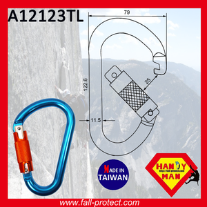 Mosquetón de aluminio Quicklock Twist Lock para escalada de montaña y rescate - Product Image 4