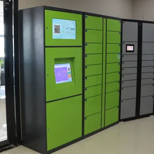 Steel Smart Parcel Delivery Locker Intelligent Indoor Logistic Electronic Parcel Storage Cabinets Metal Postal Express Lockers