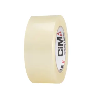 Clear 25Mm X 66M Transparent Box Sealing BOPP Adhesive Packing Tape