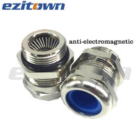 Ezitown Magnetische gratis messing pflitsch Wartel Statische Vrijgeven Gratis M32 * 1.5 klembereik 15mm-25mm draad lengte 8mm