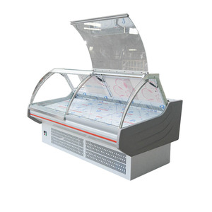Meat Display Counter Meat Display Counter Supermarket Meat Display Counter Deli Serve Over Refrigerated Cabinets