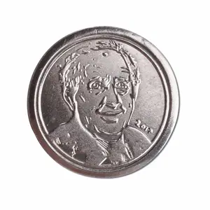 Дешевые на заказ гравированные серебряные металлические монеты гравировка монета игровой жетон