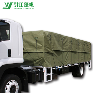 Lona verde del ejército cubiertas de lona <span class=keywords><strong>para</strong></span> el carro con ojal - Product Image 1
