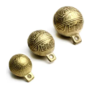 25mm Ottone Testa di Tigre Jingle Bell