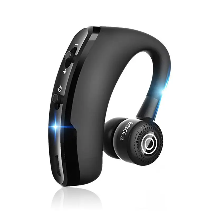 Long Stangby Handsfree Bisnis V9 Bluetooth Headphone Mikrofon Earphone Nirkabel Headset Tunggal untuk Mengemudi Earbud Kantor