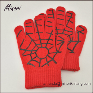 Guanti Minori produttore Dropshipping antiscivolo bambini a maglia in acrilico <span class=keywords><strong>Spiderman</strong></span> guanti invernali per bambini - Product Image 5