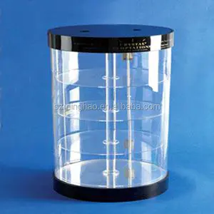 acrylic rotating display showcase acrylic display case