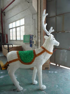 H155cm W115cm 1900 unids leds LED 3D Escultura Ciervos Luz - Product Image 3