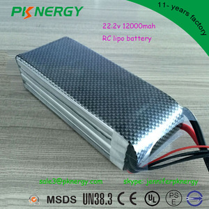 OEM Alta tasa 15C 20C 25C 35C 12000 mAh 22000 mAh batería Lipo 12 V 22.2 V Litio Batería para el helicóptero - Product Image 1