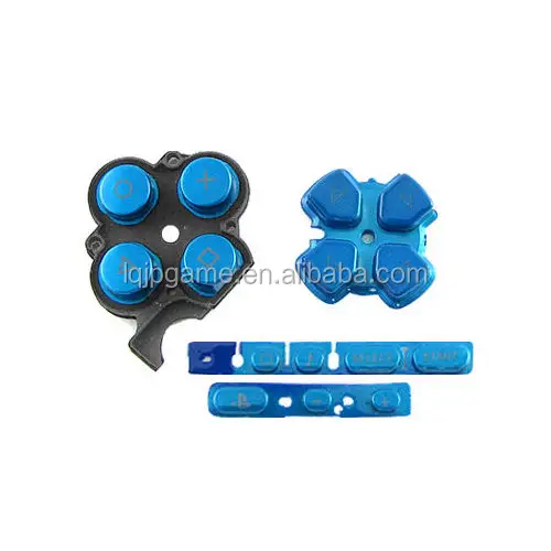 Buttons Key Pad Set Repair Replacement for PSP 3000 Slim Console Rubber Buttons