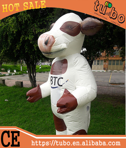 Vente chaude Promotion Spectacle Fonction Commerciale Événement Mignon Belle Adulte Mascotte <span class=keywords><strong>Gonflable</strong></span> Marche Dessin Animé Lait <span class=keywords><strong>Vache</strong></span> Costume - Product Image 4