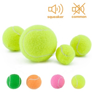Palla da Tennis Giocattolo per Cani di Buona Qualità con Squeaker - Gomma e Feltro di Alta Qualità, Diametro 2.5 Pollici, Ecologica e Pressurizzata - Product Image 2