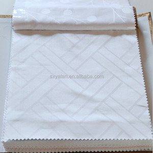 Tissu en <span class=keywords><strong>coton</strong></span> couleur unie, bleu et blanc, rayures, jacquard, <span class=keywords><strong>satin</strong></span>, dobby, hôtel - Product Image 3