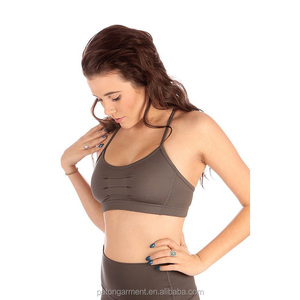OEM yoga Racerback trenza detallando doble forrado, polo, danza, nadar, deportes de playa sujetador sexy - Product Image 2
