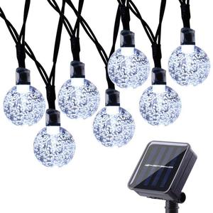 Guirlande <span class=keywords><strong>solaire</strong></span> à ampoules LED, 8 Modes d'éclairage, 30 pieds, <span class=keywords><strong>Globe</strong></span> de lumière, pour noël, mariage, vacances - Product Image 4
