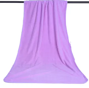 100% Microfiber bath towel 35*75cm bath towel 70*140cm Coral Fleece Towel gift Set OEM