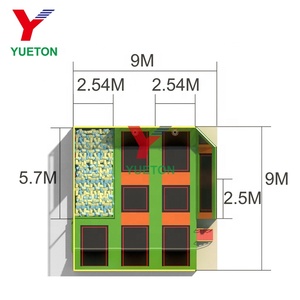 Parc de trampolines géants rectangulaires intérieurs <span class=keywords><strong>pour</strong></span> sauts et rebonds - Product Image 6