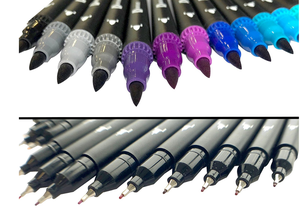 Fineliner-rotulador de doble punta para pintura artística, 24, 36, 48, 60, 100 colores - Product Image 6