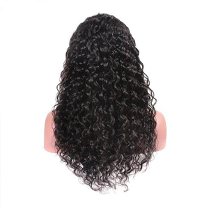 Real por mayor prima virgen 9a rizado del pelo humano peruano peluca onda de agua peluca Naturelle - Product Image 4