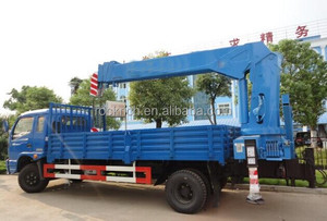 Grúa montada en camión Dongfeng 6x4 de 3 y 5 toneladas con pluma recta, superventas en China - Product Image 6