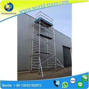 Torre de andamio móvil de aluminio de <span class=keywords><strong>las</strong></span> escaleras del andamio multifuncional de la construcción - Product Image 5