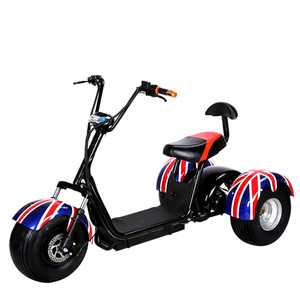 Patinete eléctrico de <span class=keywords><strong>tres</strong></span> <span class=keywords><strong>ruedas</strong></span> <span class=keywords><strong>Citycoco</strong></span> 2000W/1500W para adultos con batería de litio para uso urbano - Product Image 3