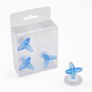 4 pièces/ensemble crochet simple en forme de griffe triangulaire avec autocollant amovible - Product Image 1